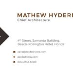 Architecture Business Card