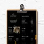 Bar Menu Template