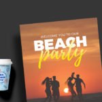 Beach Party Invitation Card