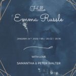 Birth Announcement Card