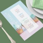 Birthday Dinner Menu Template