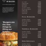 Burger Menu Template