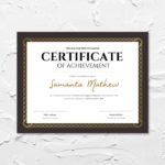 Certificate of Achievement