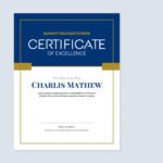 Certificate of Excellence