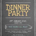 Chalk Board Style Flyer