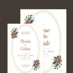 Circular Wedding Invitation