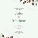 Colorful Wedding Invitation