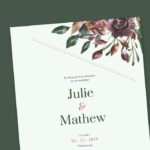 Colorful Wedding Invitation