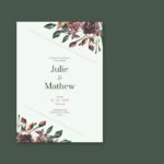 Colorful Wedding Invitation