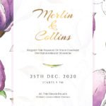 Colorful Wedding Card