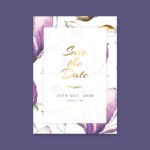 Colorful Wedding Card