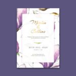 Colorful Wedding Card