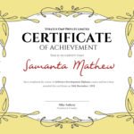 Creative Certificate