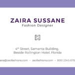 Fashion Designer Business Card