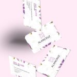 Floral Background Business Card