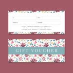 Floral Gift Voucher Template