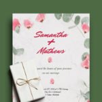 Floral Wedding Invitation Template
