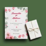 Floral Wedding Invitation Template