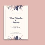 Floral Wedding Invitation