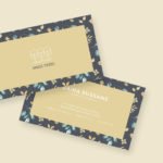 Flower Background Business Card