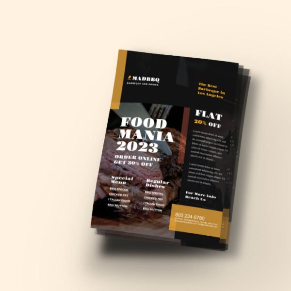 Food Flyer Template_mockup Food Flyer Template