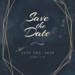 Gold Wedding Invitation