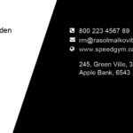 Gym Business Card