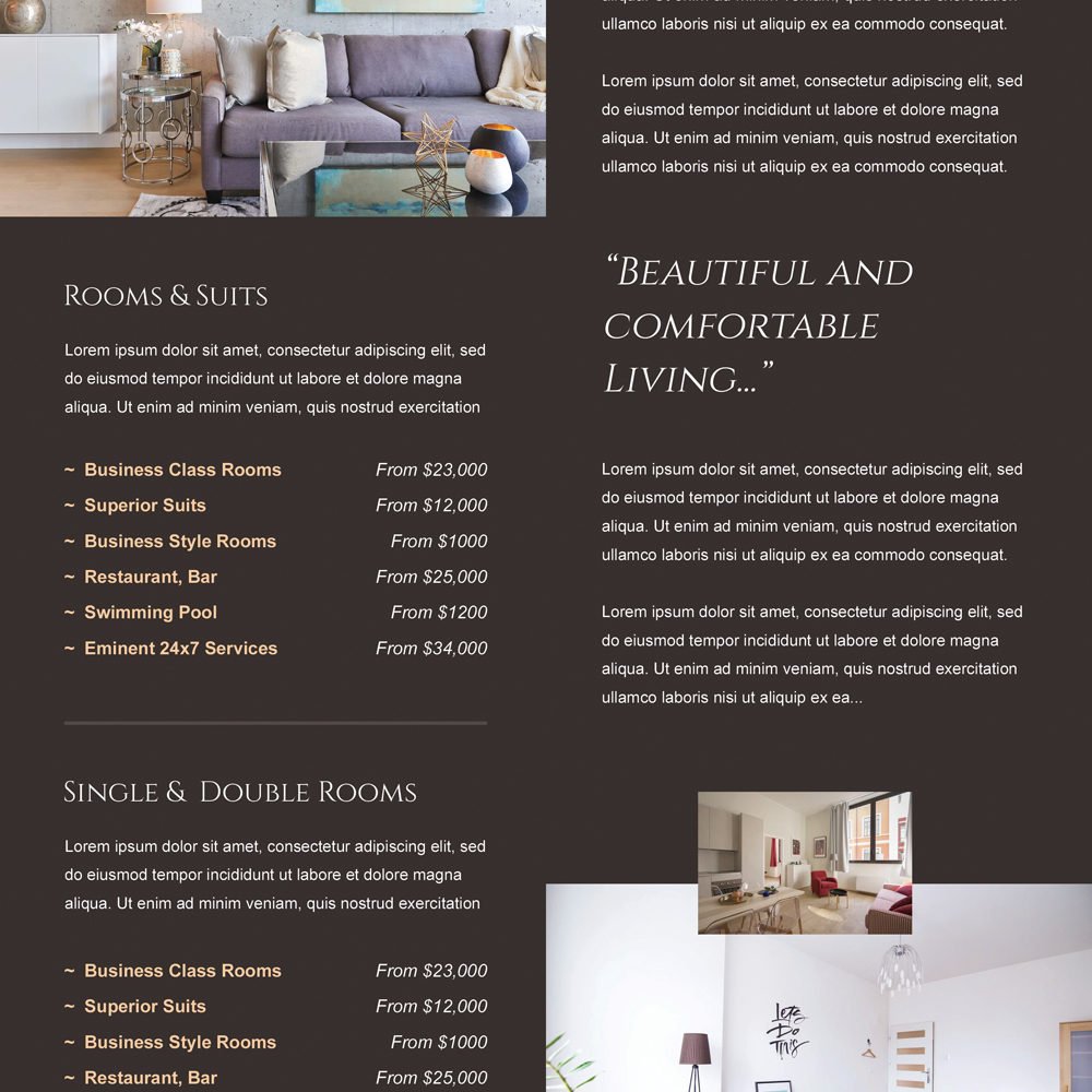 Hotel Brochure Template