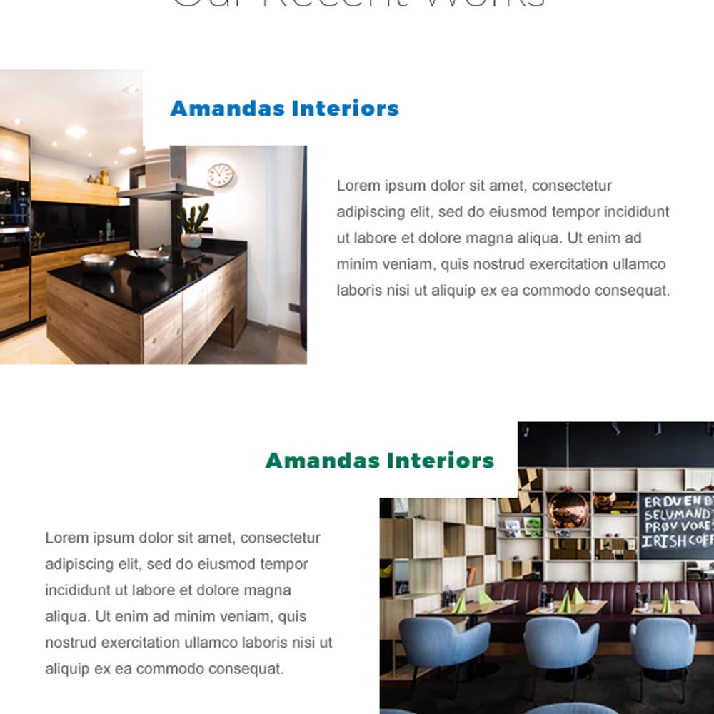 Interior Email Newsletter