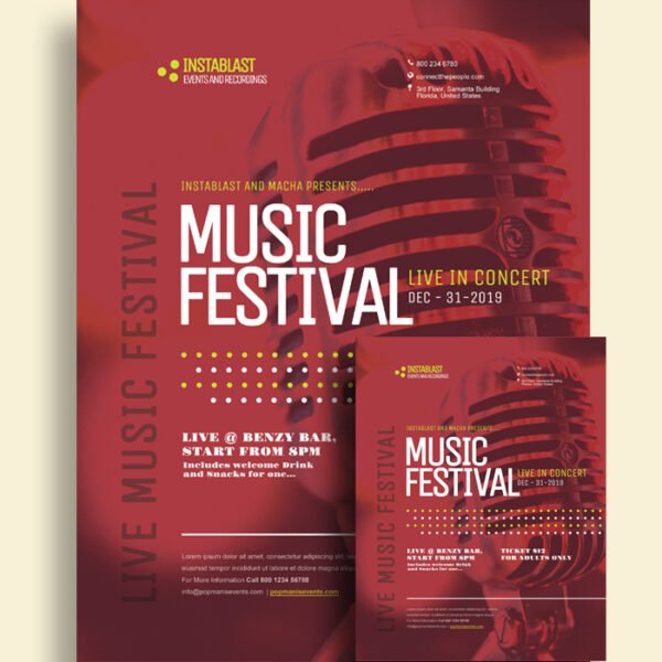 Music Festival Flyer_mockup2 Music Festival Flyer