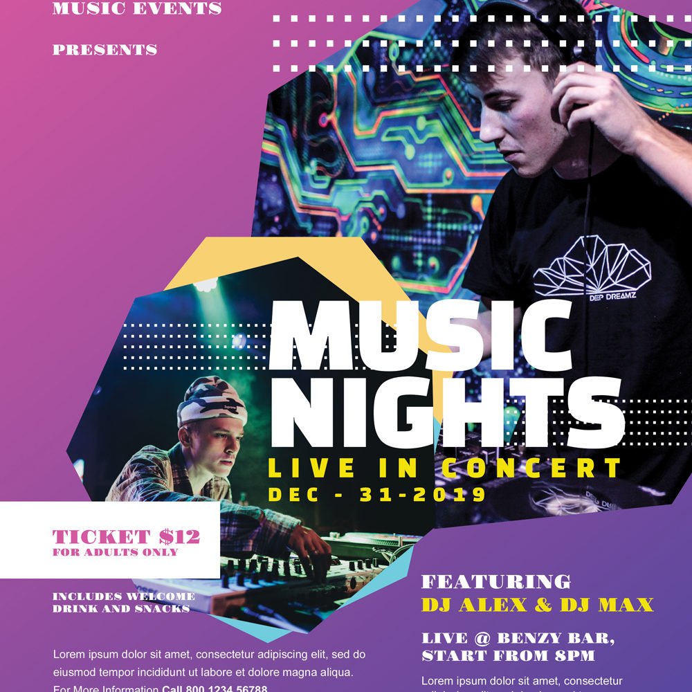 Music Flyer Template