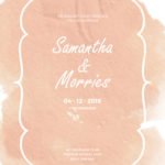 Pastel Color Wedding Invitation