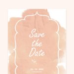 Pastel Color Wedding Invitation