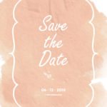 Pastel Color Wedding Invitation