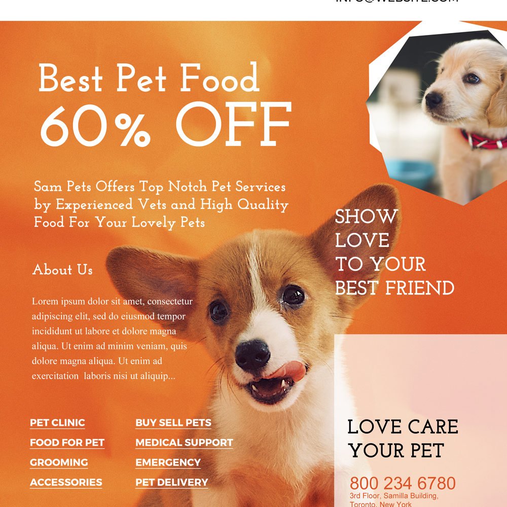 Pets Flyer Template