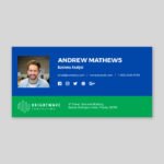 Photo Email Signature Template