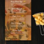 Pizza Menu Template