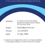 Printable Company ID Card