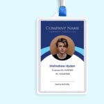 Printable Company ID Card