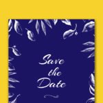 Purple Wedding Invitation Card