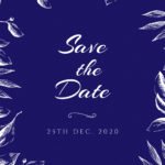 Purple Wedding Invitation Card