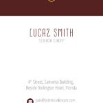 Restaurant Business Card