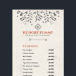 Restaurant Menu