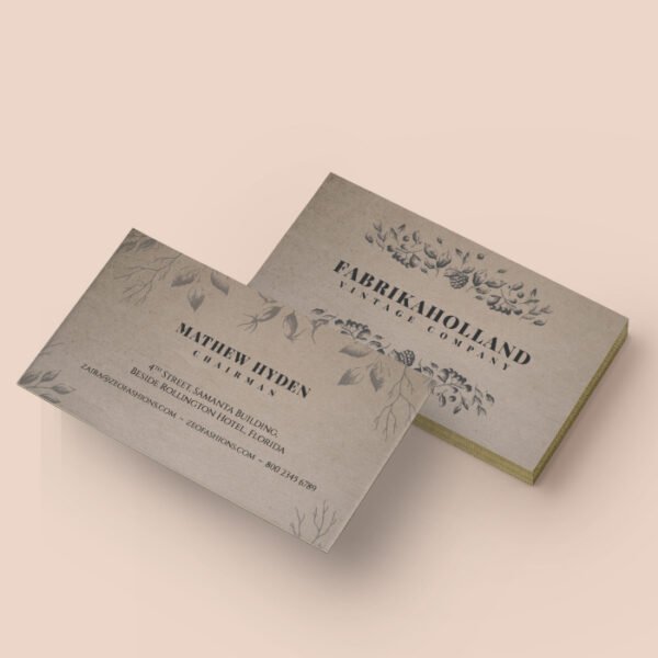 Retro Style Business Card