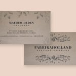 Retro Style Business Card