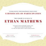 Sample Certificate Template