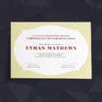 Sample Certificate Template