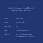 Sample Student Identity Card