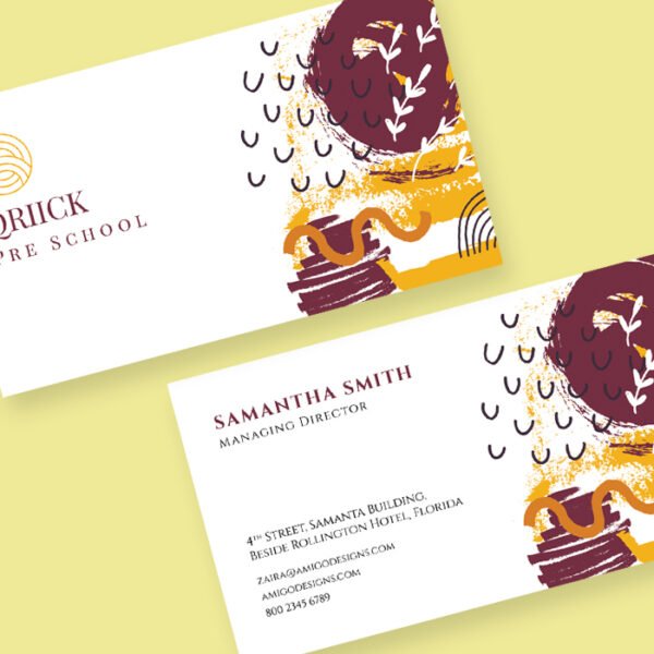School Business Card