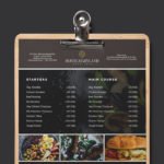 Simple Food Menu Template